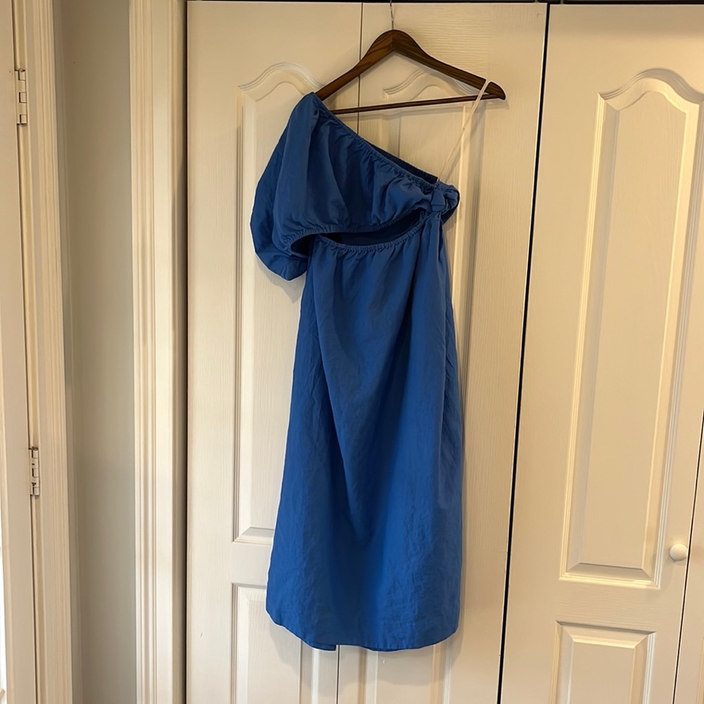 Farm Rio One Shoulder Maxi in Blue - NWT